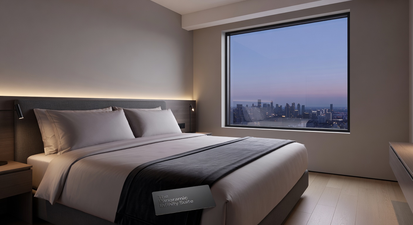 Deluxe king room with modern decor