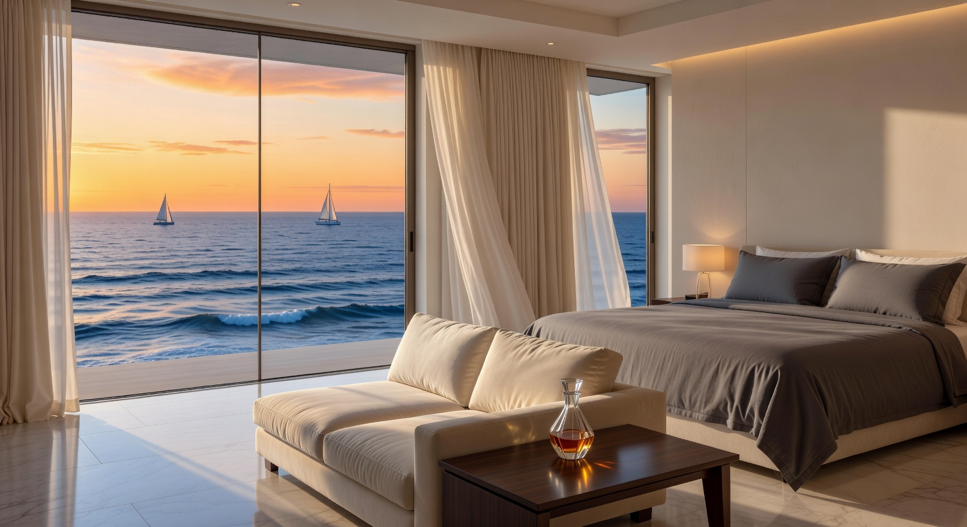 Premium panoramic ocean view luxury suite